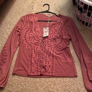 Rose blouse size medium